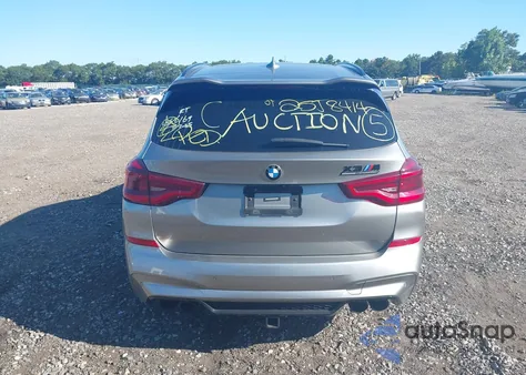 2020 BMW X3 M Competition z USA, uszkodzony, nr VIN 5YMTS0C06LLT10182